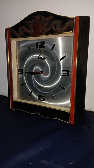 นาฬิการุ่นเก่า โครงไม้สัก เดินปกติ ตาม ภาพ รูปที่ 5