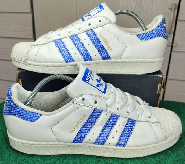รองเท้า💥adidas superstar💥ของแท้‼️สวยๆ เดิมๆ สภาพดี💥ไซร์ 43.5 รูปที่ 2