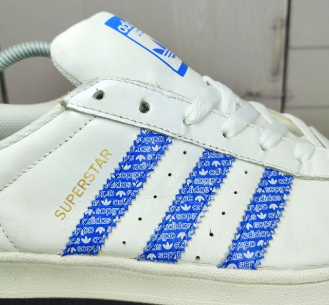 รองเท้า💥adidas superstar💥ของแท้‼️สวยๆ เดิมๆ สภาพดี💥ไซร์ 43.5 รูปที่ 8