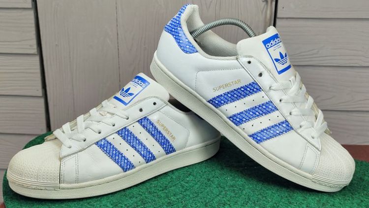 ขาว ผ้าใบ รองเท้าผ้าใบ UK 9 | EU 43 1/3 | US 9.5 รองเท้า💥adidas superstar💥ของแท้‼️สวยๆ เดิมๆ สภาพดี💥ไซร์ 43.5