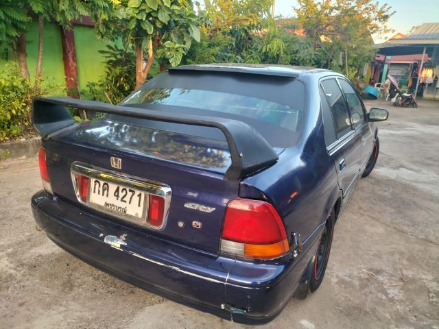 Honda City 1993 1.4 Exi Sedan เบนซิน ไม่ติดแก๊ส เกียร์ธรรมดา น้ำเงิน รูปที่ 2