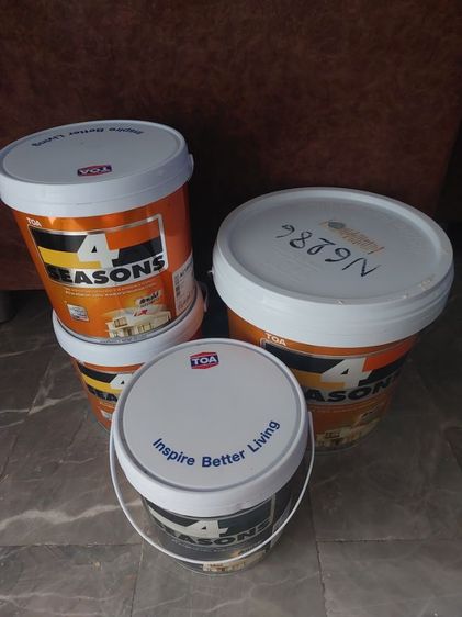 ขายสีทาบ้านจำนวน 4 ถังยังไม่ได้เปิดใช้งาน รูปที่ 4
