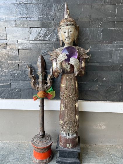 เทวดาไม้เก่าขนาดใหญ่ รูปที่ 15