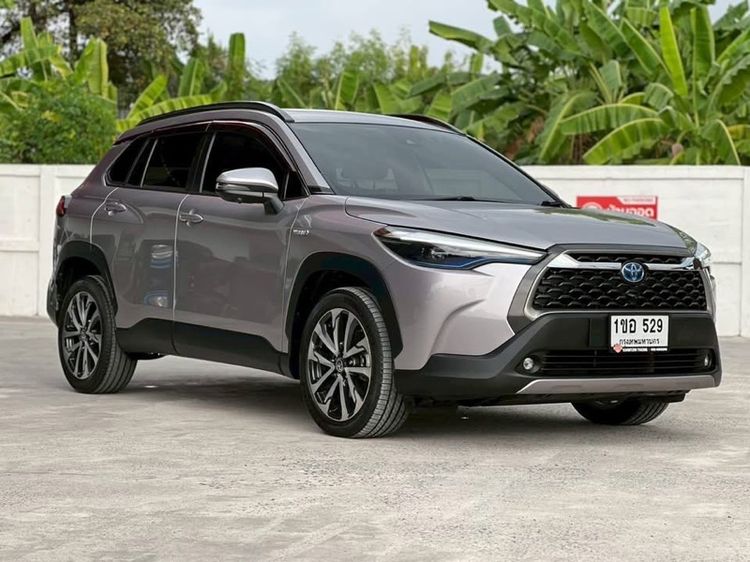 Toyota Corolla Cross 2021 1.8 Hybrid Premium Safety Utility-car ไฮบริด ไม่ติดแก๊ส เกียร์อัตโนมัติ เทา