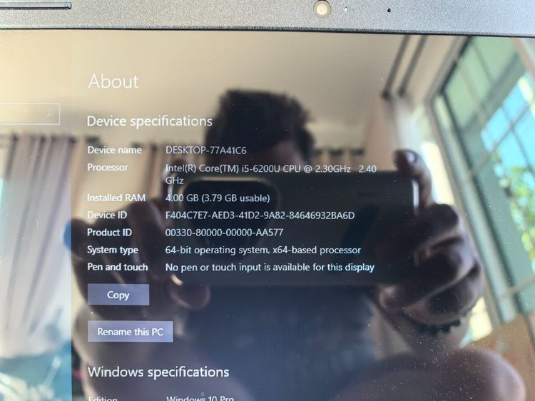 Dell inspiron 14 3459 Core i5 6200u 2.3 Ghz RAM 4 Gb SSD 120 GB จอ 14 นิ้ว AMD Radeon M315 รูปที่ 9