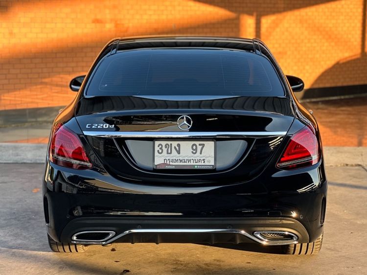 Mercedes-Benz C-Class 2022 C220 Sedan ดีเซล ไม่ติดแก๊ส เกียร์อัตโนมัติ ดำ รูปที่ 4
