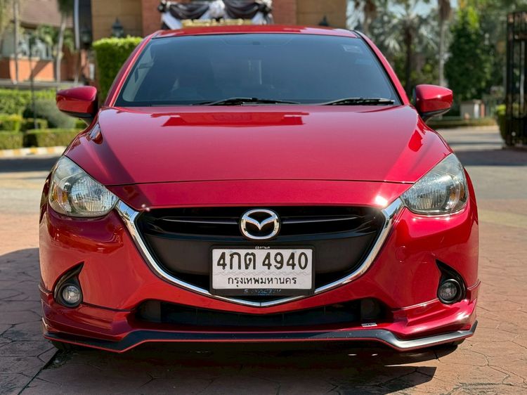 Mazda Mazda 2 2015 1.5 XD High Plus Sedan ดีเซล เกียร์อัตโนมัติ แดง รูปที่ 2