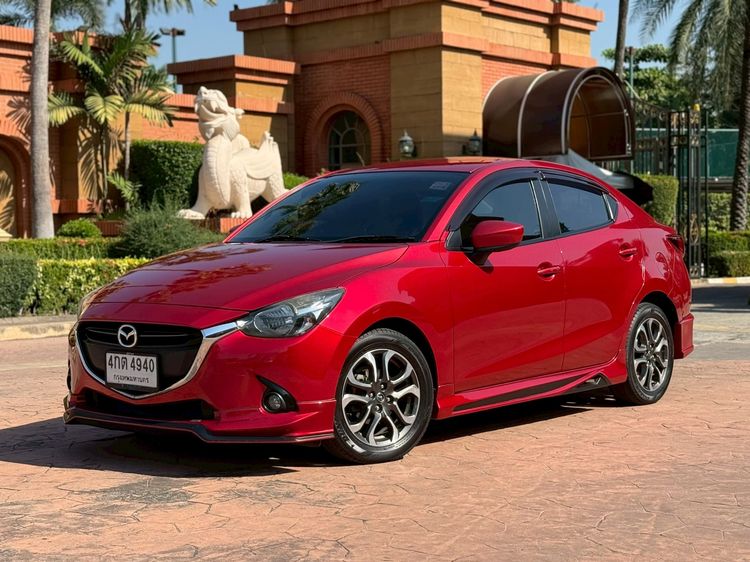 Mazda Mazda 2 2015 1.5 XD High Plus Sedan ดีเซล เกียร์อัตโนมัติ แดง