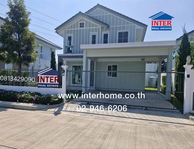 บ้านเดี่ยว 2 ชั้น 53.1 ตร.ว. หมู่บ้านวิลลาจจิโอ บางใหญ่ ถนนกาญจนาภิเษก ถนนคลองถนน บางใหญ่ นนทบุรี