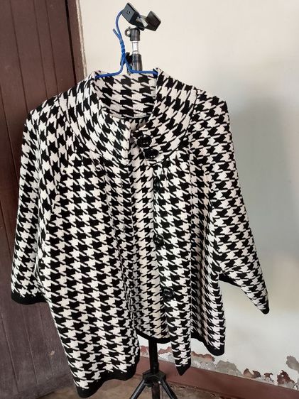 เสื้อคลุมคาร์ดิแกนลายชิโนริ มือสอง รูปที่ 4