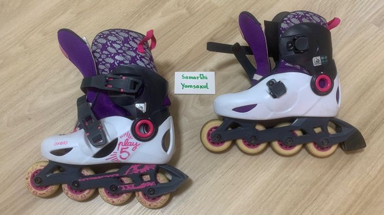 ไม่ระบุ ขาว รองเท้าสเก็ตบอร์ด อื่นๆ ขายรองเท้าสเก็ต (Inline Skate) มือสอง ครับ