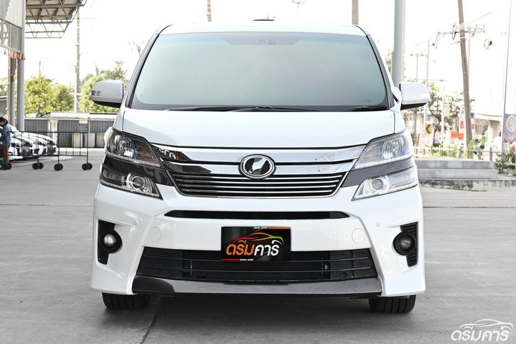 Toyota Vellfire 2014 2.4 Z G Edition Van เบนซิน ไม่ติดแก๊ส เกียร์อัตโนมัติ ขาว รูปที่ 2