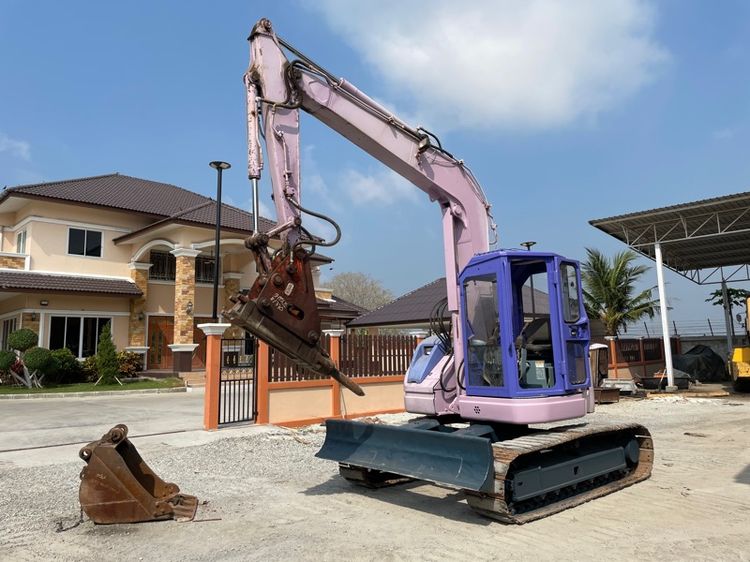 รถแบคโฮ SUMITOMO รุ่น SH75U-2  ขนาด 7.5 ตัน  มีหัวกระแทกและบุ้งกี๋ รถเก่านอกนำเข้า รูปที่ 2