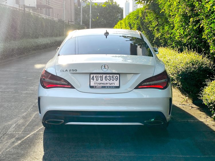 Mercedes-Benz CLA-Class 2018 CLA250 AMG Sedan เบนซิน ไม่ติดแก๊ส เกียร์อัตโนมัติ ขาว รูปที่ 3