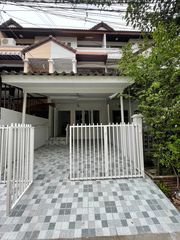 ขายพร้อมผู้เช่า ทาวน์เฮ้าส์ 3 ชั้น รามคำแหง 78 แยก 2 หมู่บ้านเดชา 2 ซอย2 ทำเลดี เดินทางสะดวก