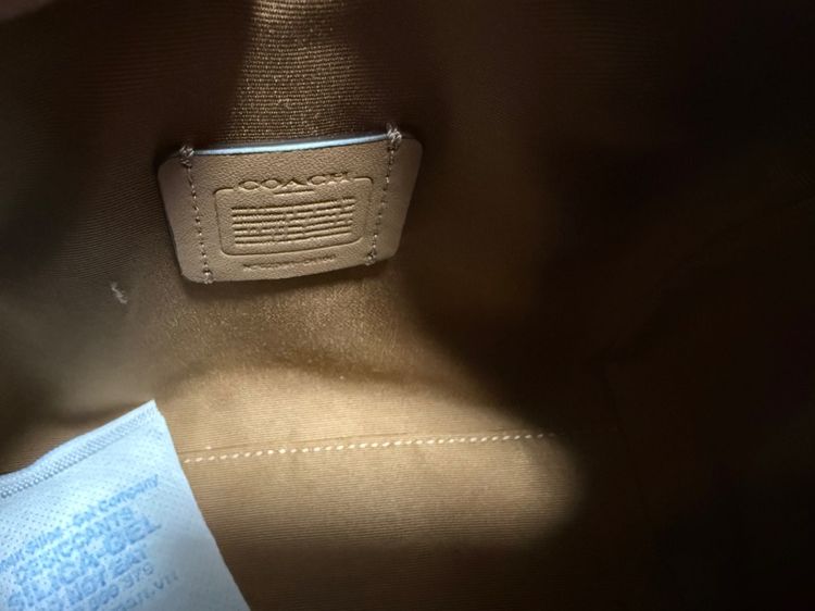 coach Mini Rowan Satchel In Blocked Signature Canvas  รูปที่ 5