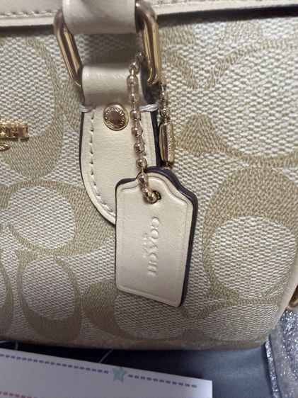 coach Mini Rowan Satchel In Blocked Signature Canvas  รูปที่ 2