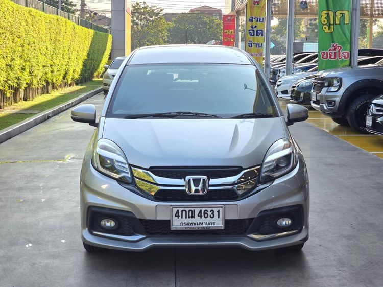 Honda Mobilio 2015 1.5 RS Utility-car เบนซิน ไม่ติดแก๊ส เกียร์อัตโนมัติ เทา รูปที่ 2