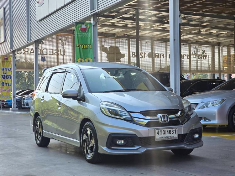 Honda Mobilio 2015 1.5 RS Utility-car เบนซิน ไม่ติดแก๊ส เกียร์อัตโนมัติ เทา รูปที่ 3