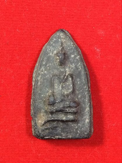 พระสรรค์​นั่ง​ ฐานขีด​นิยม​ เนื้อดินดำ หลวงพ่อกวย​ วัด​โฆสิตา​ราม​