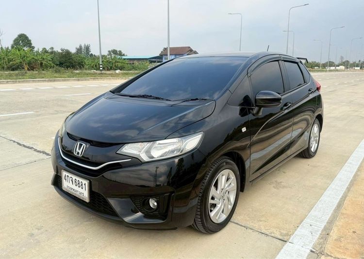 Honda Jazz 2014 1.5 V Active Plus Sedan ดีเซล ไม่ติดแก๊ส เกียร์อัตโนมัติ ดำ รูปที่ 2