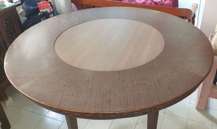 โต๊ะอาหารทรงกลมสไตล์จีน งานเก่า รูปที่ 2
