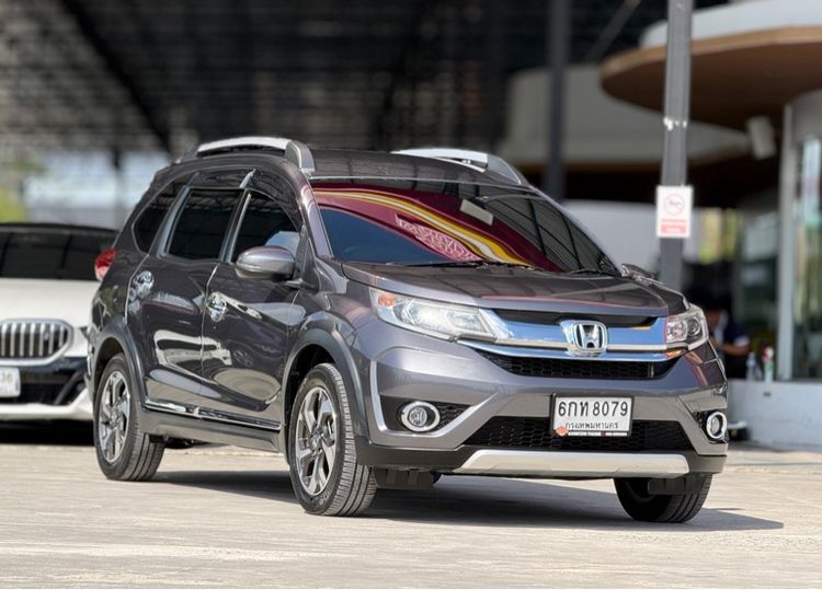Honda BR-V 2017 1.5 SV Utility-car เบนซิน ไม่ติดแก๊ส เกียร์อัตโนมัติ เทา
