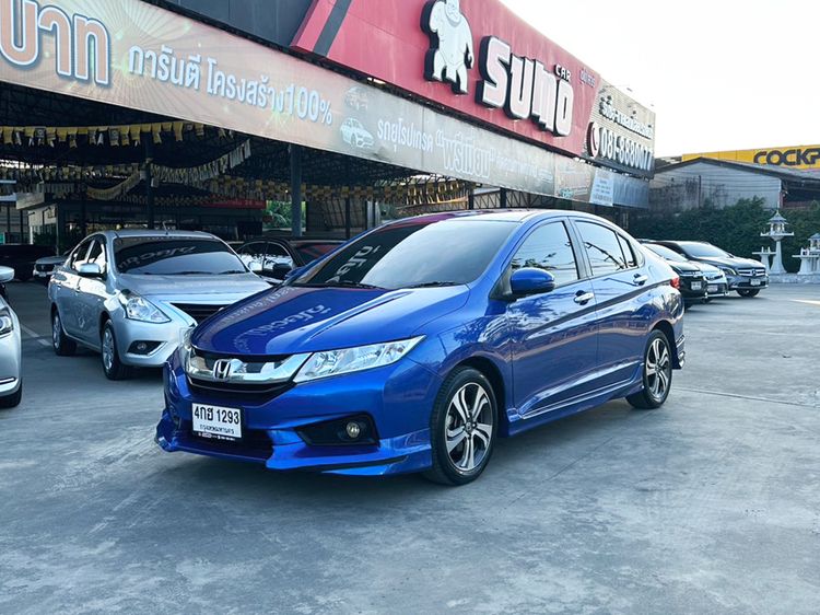Honda City 2016 1.5 Sv Plus i-VTEC Sedan เบนซิน ไม่ติดแก๊ส เกียร์อัตโนมัติ น้ำเงิน