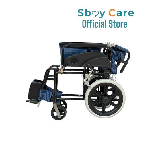 Sbay Care รถเข็นผู้ป่วยเปิดข้างล้อ 16 นิ้ว FY977LF3 รูปที่ 3
