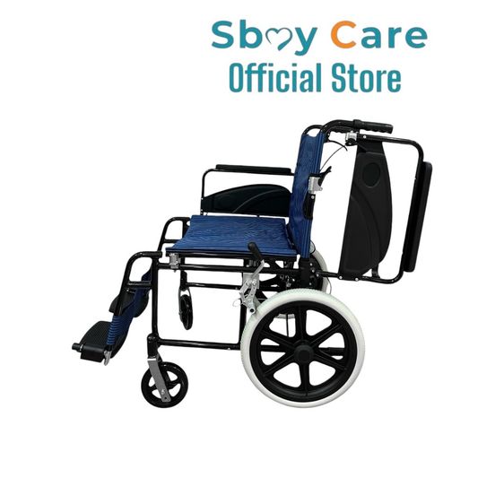 Sbay Care รถเข็นผู้ป่วยเปิดข้างล้อ 16 นิ้ว FY977LF3 รูปที่ 4