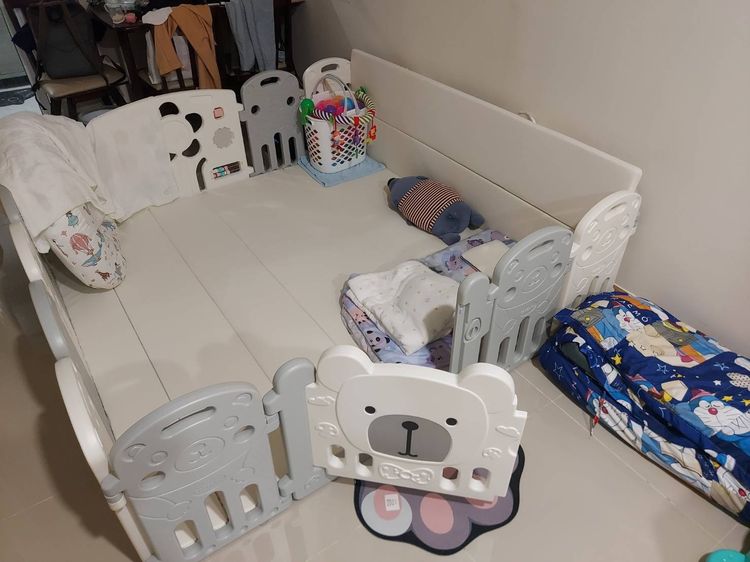 คอกกั้นเด็ก bebeplay สภาพดี ขนาด 6.5 ฟุต L+  รูปที่ 3