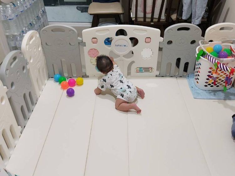 คอกกั้นเด็ก bebeplay สภาพดี ขนาด 6.5 ฟุต L+  รูปที่ 4