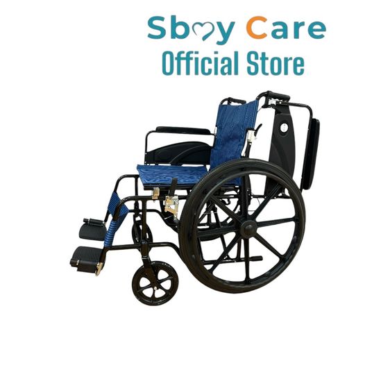 Sbay Care รถเข็นผู้ป่วยเปิดข้างล้อ 24 FY977LF4 รูปที่ 4