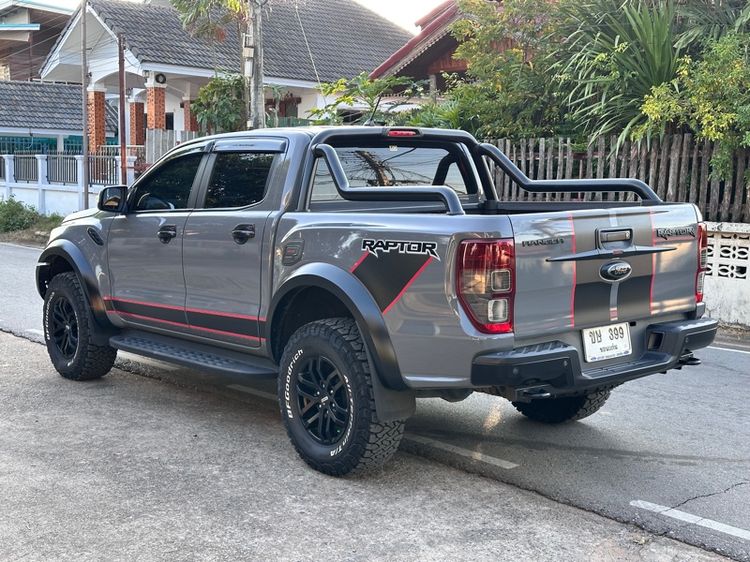 Ford Ranger 2021 2.0 Raptor 4WD Pickup ดีเซล ไม่ติดแก๊ส เกียร์อัตโนมัติ เทา รูปที่ 3