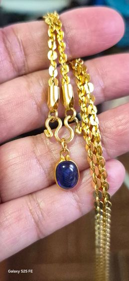 จี้ไพลินแท้ทอง 9k