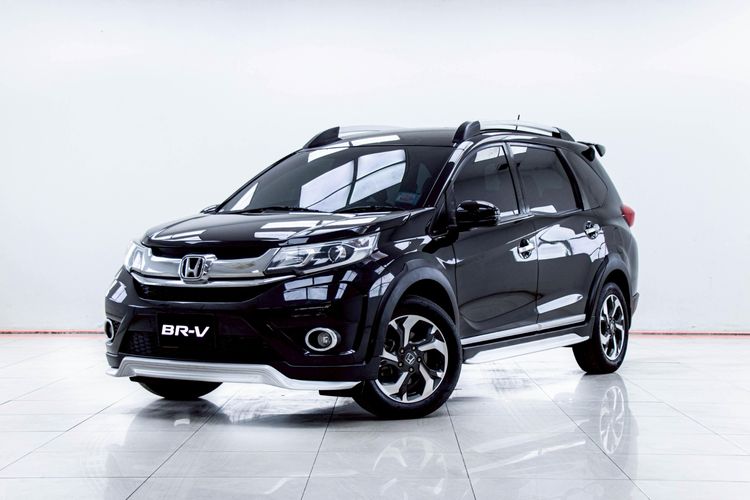 Honda BR-V 2018 1.5 SV Utility-car เบนซิน ไม่ติดแก๊ส เกียร์อัตโนมัติ ดำ รูปที่ 4