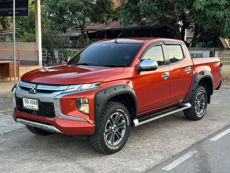 Mitsubishi Triton 2019 2.4 GT Premium 4WD Pickup ดีเซล ไม่ติดแก๊ส เกียร์อัตโนมัติ ส้ม
