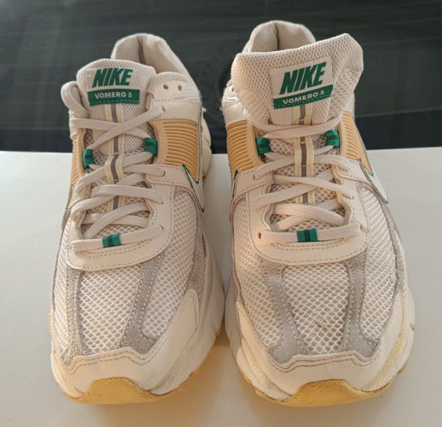 ขายถูก Nike Vomero 5 สี ขาวเขียว นิยม size 43-275cm สภาพสวย ใส่นุ่ม เบาสบาย รูปที่ 6