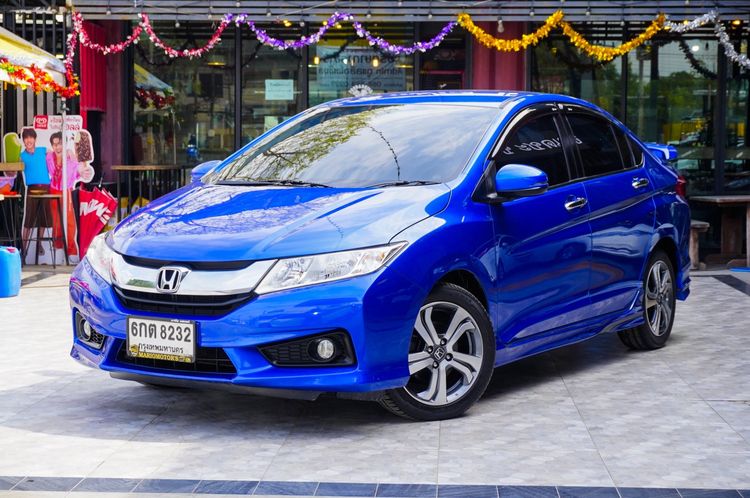 Honda City 2017 1.5 Sv i-VTEC Sedan เบนซิน ไม่ติดแก๊ส เกียร์อัตโนมัติ ฟ้า