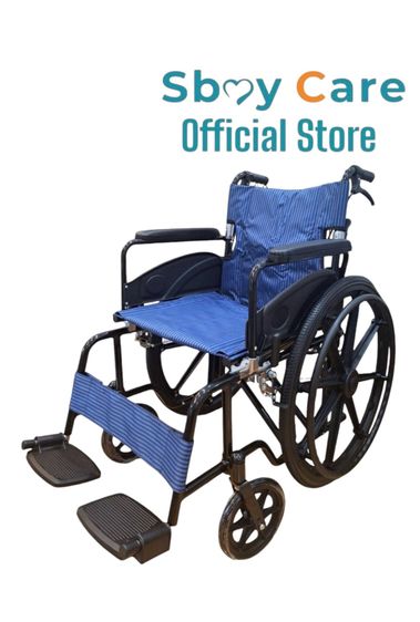 อุปกรณ์เพื่อสุขภาพ Sbay Care รถเข็นผู้ป่วยเปิดข้างล้อ 24 FY977LF4