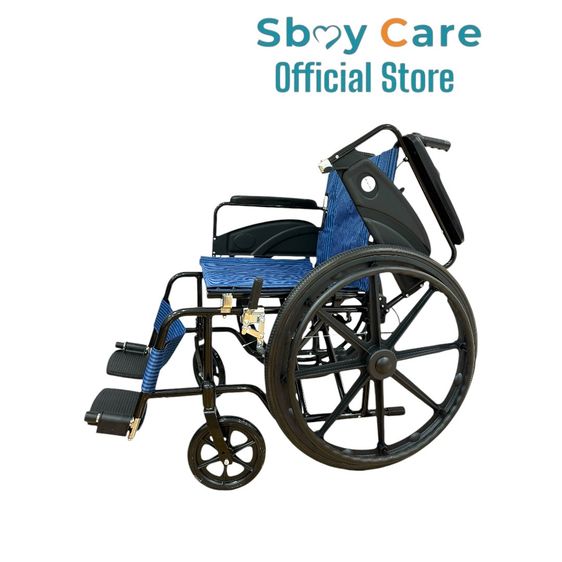 Sbay Care รถเข็นผู้ป่วยเปิดข้างล้อ 24 FY977LF4 รูปที่ 3