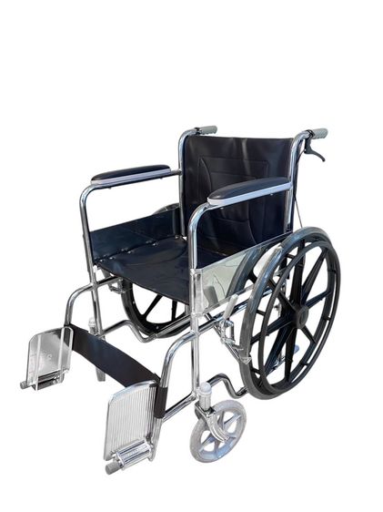 อุปกรณ์เพื่อสุขภาพ Sbay Care รถเข็นเหล็กชุบ ล้อแม็ก CA905BH