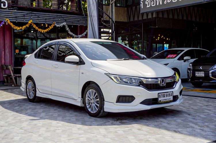 Honda City 2017 1.5 S Sedan เบนซิน ไม่ติดแก๊ส เกียร์อัตโนมัติ ขาว รูปที่ 3