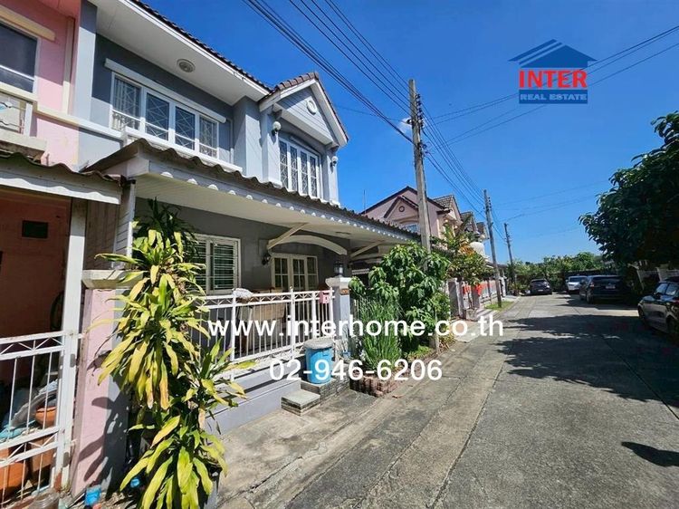 ทาวน์เฮ้าส์ 2 ชั้น 36 ตร.ว. หมู่บ้านบุศรินทร์ รามอินทรา ซอยพระยาสุเรนทร์40 ถนนรามอินทรา ถนนคู้บอน เขตคลองสามวา กรุงเทพมหานคร