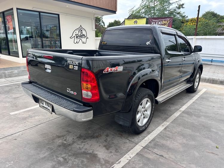 Toyota Hilux Vigo 2011 2.5 E 4WD Pickup ดีเซล ไม่ติดแก๊ส เกียร์ธรรมดา ดำ รูปที่ 3