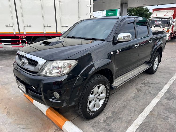 Toyota Hilux Vigo 2011 2.5 E 4WD Pickup ดีเซล ไม่ติดแก๊ส เกียร์ธรรมดา ดำ