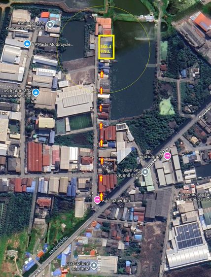 ขายโกดัง+ออฟฟิต 2 ชั้น 286ตรว พื้นที่ใช้สอย 1,000 ตร.ม. ซอยเลียบคลองบางน้ำจืด