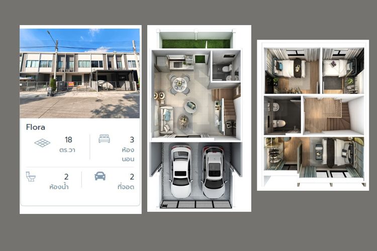 AP (Thailand) ไม่มี 2020 ทาวน์เฮ้าส์ พลีโน่ รังสิต คลอง4 วงแหวน รูปที่ 4