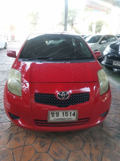Toyota Yaris 2006 1.5 E Sedan เบนซิน ไม่ติดแก๊ส เกียร์อัตโนมัติ แดง รูปที่ 2