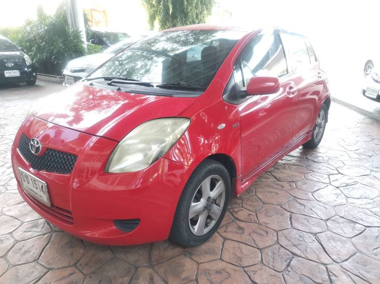 Toyota Yaris 2006 1.5 E Sedan เบนซิน ไม่ติดแก๊ส เกียร์อัตโนมัติ แดง รูปที่ 3